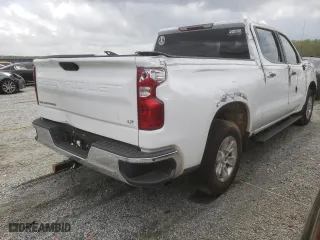 2019 Chevrolet Silverado 1500 LT with VIN 3GCPWCEK9KG145786, listed as a Copart auction lot 51367665 with 57,911 mi miles and Salvage Title. Bid and sale history available at carsss.com. Image 3.