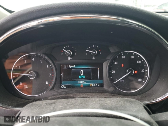 2017 Buick Encore Preferred with VIN KL4CJASB3HB117175, listed as a Copart auction lot 61460385 with 93,435 mi miles and Salvage title. Bid and sale history available at DreamBid. Image 9.