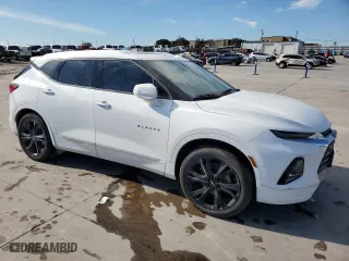 2019 Chevrolet Blazer Premier with VIN 3GNKBFRS5KS589155, listed as a Copart auction lot 77104304 with 84,241 mi miles and Salvage Title. Bid and sale history available at carsss.com. Image 4.