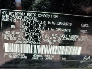 2024 Subaru Solterra Premium z VIN JTMABABA9RA064491, wystawiony jako Copart lot #52993485 z przebiegiem 9079 mil mil oraz Szkody całkowita. Historia ofert i sprzedaży dostępna na DreamBid. Obrazek 13.