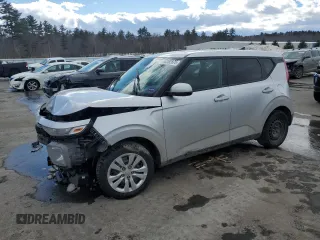 2020 Kia Soul LX with VIN KNDJ23AU2L7101795, listed as a Copart auction lot 46252875 with 0 mi miles and Salvage Title. Bid and sale history available at carsss.com. Image 1.