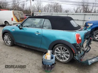 2017 MINI Convertible Cooper S with VIN WMWWG9C34H3C82363, listed as a Copart auction lot 47818655 with 99,405 mi miles and Salvage title. Bid and sale history available at DreamBid. Image 2.