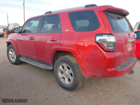 2019 Toyota 4Runner SR5 with VIN JTEZU5JR9K5193207, listed as a IAAI auction lot 40982389 with 54,580 mi miles. Bid and sale history available at carsss.com. Image 3.