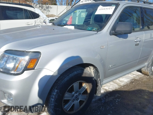 2008 Mercury Mariner with VIN 4M2CU91Z68KJ45797, listed as a IAAI auction lot 41615117 with 87,936 mi miles. Bid and sale history available at carsss.com. Image 15.