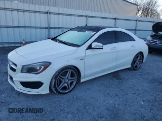 2015 Mercedes-Benz CLA 250 with VIN WDDSJ4EB5FN165731, listed as a Copart auction lot 38870284 with 100,739 mi miles and . Bid and sale history available at DreamBid. Image 1.
