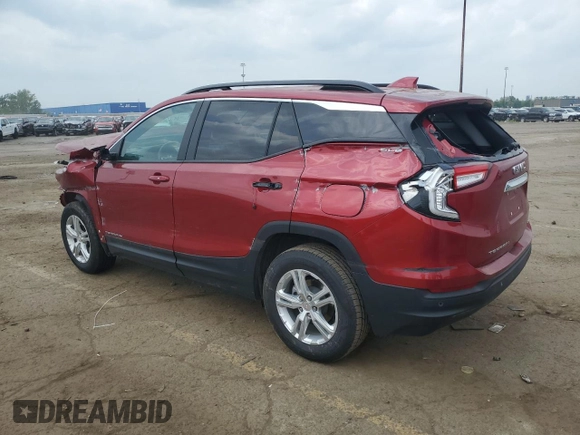 2022 GMC Terrain SLE with VIN 3GKALTEV9NL191854, listed as a Copart auction lot 59716025 with 58,715 mi miles and Non repairable. Bid and sale history available at DreamBid. Image 2.