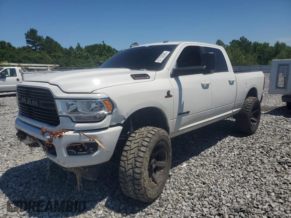 2019 Ram 2500 Lone Star with VIN 3C6UR5DL2KG607614, listed as a Copart auction lot 57792065 with 100,838 mi miles and Salvage title. Bid and sale history available at DreamBid. Image 1.