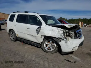 2012 Honda Pilot EX-L with VIN 5FNYF4H67CB029972, listed as a Copart auction lot 45150375 with 212,534 mi miles and Salvage Title. Bid and sale history available at DreamBid. Image 4.