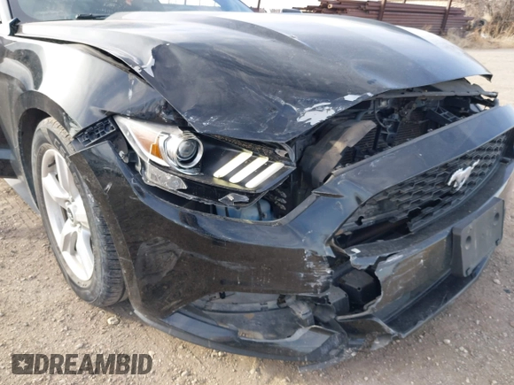 2015 Ford Mustang V6 with VIN 1FATP8EM8F5338590, listed as a IAAI auction lot 41707171 with 91,686 mi miles and . Bid and sale history available at DreamBid. Image 6.