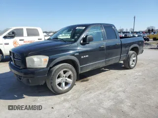 2008 Dodge Ram 1500 SLT with VIN 1D7HA18258S579066, listed as a Copart auction lot 48528985 with 190,601 mi miles and Salvage Title. Bid and sale history available at carsss.com. Image 1.