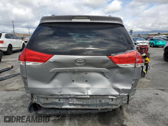 2011 Toyota Sienna LE AAS with VIN 5TDKK3DC3BS112395, listed as a Copart auction lot 48169005 with 179,801 mi miles and Salvage Title. Bid and sale history available at DreamBid. Image 6.