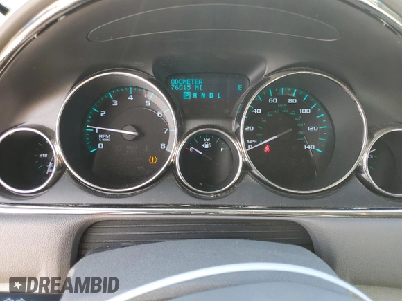 2015 Buick Enclave Leather with VIN 5GAKVBKD0FJ158638, listed as a Copart auction lot 46657995 with 76,015 mi miles and Salvage Title. Bid and sale history available at carsss.com. Image 9.