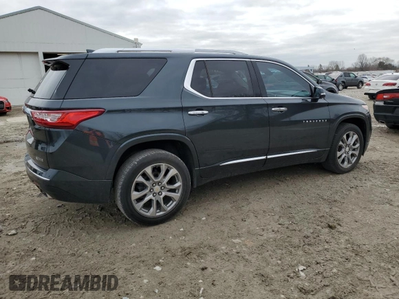 2018 Chevrolet Traverse Premier z VIN 1GNERKKW8JJ150305, wystawiony jako Copart lot #51437915 z przebiegiem 153 751 mil mil oraz Nie do naprawy • Non repairable. Historia ofert i sprzedaży dostępna na DreamBid. Obrazek 3.