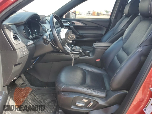 2021 Mazda CX-9 Grand Touring with VIN JM3TCBDY4M0539332, listed as a Copart auction lot 54756125 with 65,614 mi miles and Salvage title. Bid and sale history available at DreamBid. Image 7.