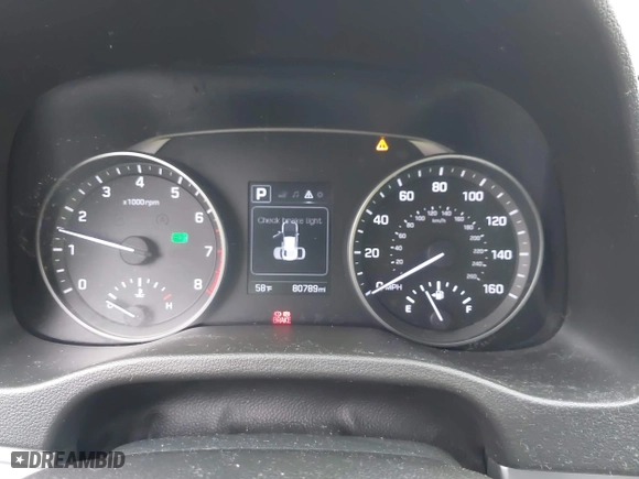 2018 Hyundai Elantra SEL with VIN 5NPD84LF8JH255145, listed as a IAAI auction lot 41855250 with 80,789 mi miles. Bid and sale history available at carsss.com. Image 16.
