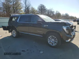 2025 GMC Yukon XL Denali with VIN 1GKS2JRL6SR129529, listed as a Copart auction lot 45733705 with 462 mi miles and Non Repairable. Bid and sale history available at carsss.com. Image 4.