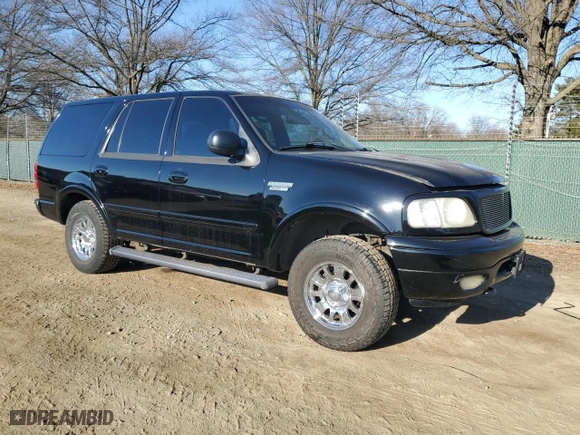 2001 Ford Expedition XLT with VIN 1FMPU16LX1LA39510, listed as a Copart auction lot 47073675 with 175,023 mi miles and Salvage Title. Bid and sale history available at carsss.com. Image 4.