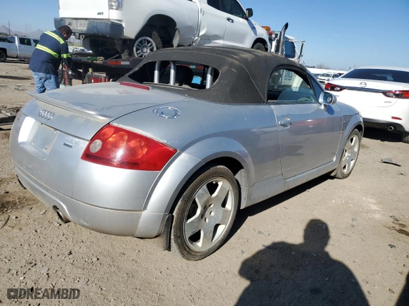 2002 Audi TT with VIN TRUUT28N921032100, listed as a Copart auction lot 83410504 with 211,489 mi miles and Clean Title. Bid and sale history available at carsss.com. Image 3.