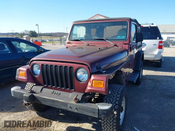 2002 Jeep Wrangler SE with VIN 1J4FA29PX2P748357, listed as a IAAI auction lot 41828109 with 93,941 mi miles and . Bid and sale history available at DreamBid. Image 6.