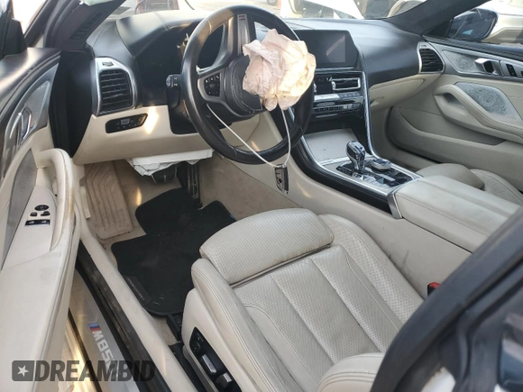 2019 BMW 8 Series M850i xDrive with VIN WBABC4C59KBU96564, listed as a Copart auction lot 79454194 with Not Provided miles and Salvage Title. Bid and sale history available at carsss.com. Image 8.