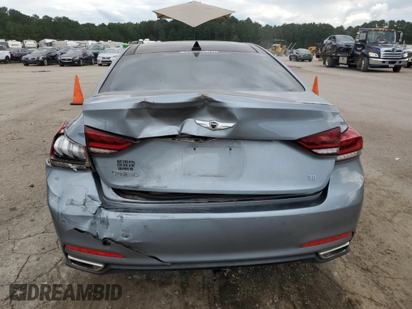 2015 Hyundai Genesis 3.8L with VIN KMHGN4JEXFU071785, listed as a Copart auction lot 71847804 with 153,816 mi miles and Salvage Title. Bid and sale history available at carsss.com. Image 6.