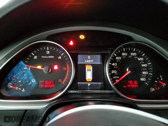2011 Audi Q7 3.0L TDI Premium Plus with VIN WA1LMAFE7BD007513, listed as a Copart auction lot 45493695 with 147,034 mi miles and Salvage Title. Bid and sale history available at carsss.com. Image 9.