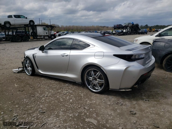 2015 Lexus RC F with VIN JTHHP5BC8F5002222, listed as a Copart auction lot 45206533 with NaN miles. Bid and sale history available at carsss.com. Image 2.