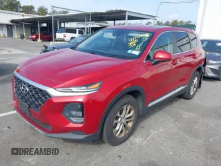 2020 Hyundai Santa Fe SE with VIN 5NMS23AD5LH216758, listed as a IAAI auction lot 41709979 with 145,756 mi miles. Bid and sale history available at carsss.com. Image 18.