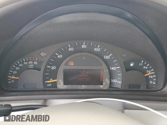 2001 Mercedes-Benz C 320 with VIN WDBRF64J21F029346, listed as a Copart auction lot 50622475 with 82,100 mi miles and Salvage Title. Bid and sale history available at carsss.com. Image 9.