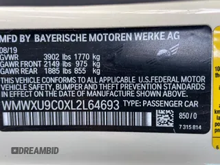 2020 MINI Hardtop 4 Door Cooper S z VIN WMWXU9C0XL2L64693, wystawiony jako Copart lot #45962855 z przebiegiem 53 160 mil mil oraz Czysty tytuł • Clean title. Historia ofert i sprzedaży dostępna na DreamBid. Obrazek 10.