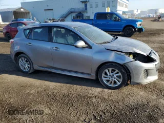 2013 Mazda 3 i Touring with VIN JM1BL1L72D1798516, listed as a Copart auction lot 48403115 with 307,974 mi miles and Salvage Title. Bid and sale history available at DreamBid. Image 4.