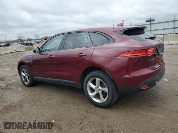 2017 Jaguar F-Pace 35t Premium with VIN SADCJ2BV0HA068470, listed as a Copart auction lot 79122384 with 43,017 mi miles and Salvage title. Bid and sale history available at DreamBid. Image 2.