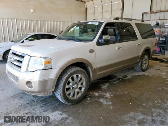 2014 Ford Expedition Max XLT with VIN 1FMJK1H51EEF18452, listed as a Copart auction lot 63928415 with Not provided miles and Salvage title. Bid and sale history available at DreamBid. Image 1.