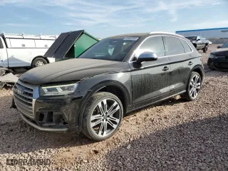 2018 Audi SQ5 Premium Plus with VIN WA1A4AFYXJ2098126, listed as a Copart auction lot 85902334 with 115,925 mi miles and Salvage Title. Bid and sale history available at carsss.com. Image 1.
