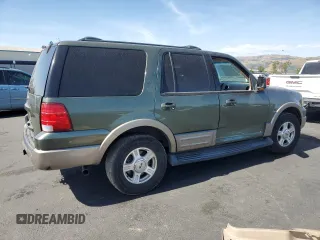 2003 Ford Expedition Eddie Bauer z VIN 1FMFU17L53LA57569, wystawiony jako Copart lot #57427235 z przebiegiem Nie podano mil oraz Szkoda całkowita • Salvage title. Historia ofert i sprzedaży dostępna na DreamBid. Obrazek 3.