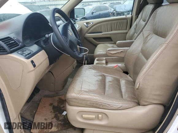 2005 Honda Odyssey EX-L with VIN 5FNRL38655B000691, listed as a Copart auction lot 47814195 with 233,384 mi miles and Clean Title. Bid and sale history available at carsss.com. Image 7.