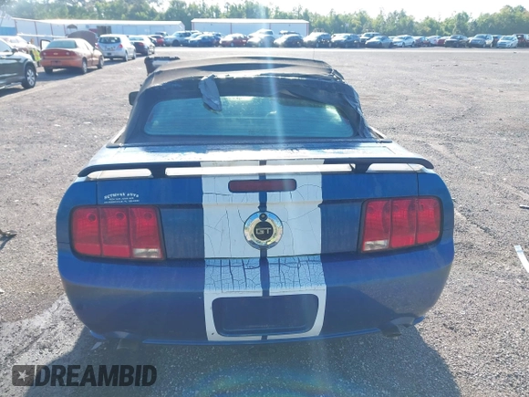 2006 Ford Mustang GT Deluxe with VIN 1ZVFT85H465215338, listed as a IAAI auction lot 42035867 with 124,381 mi miles. Bid and sale history available at carsss.com. Image 16.