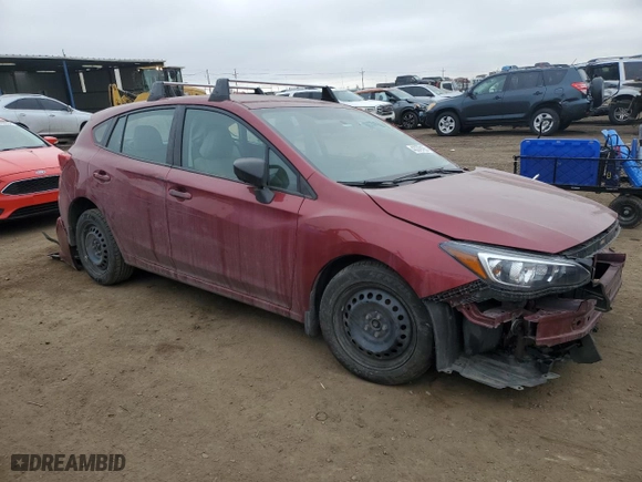 2020 Subaru Impreza with VIN 4S3GTAA69L1726937, listed as a Copart auction lot 43379195 with 68,098 mi miles and Salvage Title. Bid and sale history available at carsss.com. Image 4.