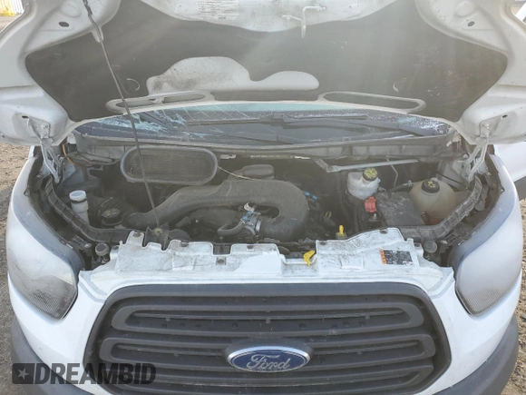 2018 Ford Transit with VIN 1FTYR1CM7JKA56794, listed as a Copart auction lot 49447395 with 123,088 mi miles and Salvage Title. Bid and sale history available at DreamBid. Image 12.