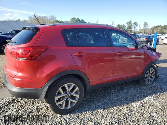 2015 Kia Sportage LX with VIN KNDPB3AC7F7760381, listed as a Copart auction lot 50136555 with 118,707 mi miles and Salvage Title. Bid and sale history available at carsss.com. Image 3.