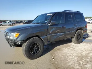 2006 Lexus LX 470 z VIN JTJHT00W664007502, wystawiony jako Copart lot #47871885 z przebiegiem 172 552 mil mil oraz Szkoda całkowita • Salvage title. Historia ofert i sprzedaży dostępna na DreamBid. Obrazek 1.