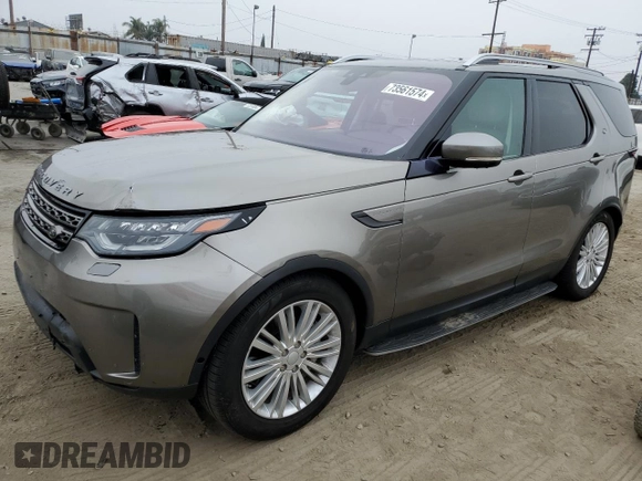 2019 Land Rover Discovery SE with VIN SALRG2RV8K2409828, listed as a Copart auction lot 73561574 with 47,374 mi miles and Salvage Title. Bid and sale history available at DreamBid. Image 1.