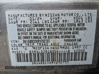 2024 Nissan Sentra SV with VIN 3N1AB8CVXRY292797, listed as a Copart auction lot 57684675 with 25,901 mi miles and Clean title. Bid and sale history available at DreamBid. Image 12.