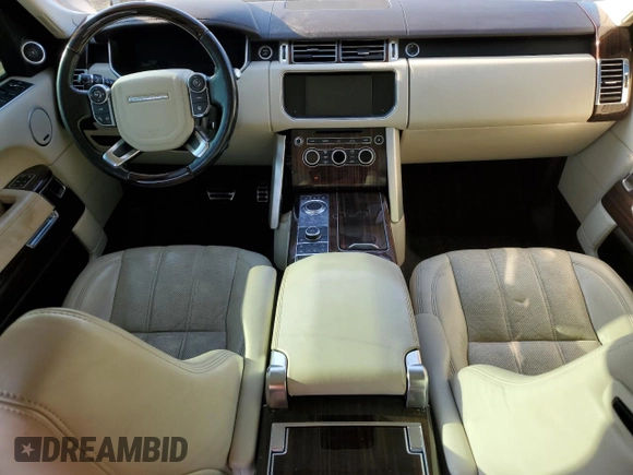 2016 Land Rover Range Rover Supercharged with VIN SALGS3EF6GA300873, listed as a Copart auction lot 47784755 with Not provided miles and Clean title. Bid and sale history available at DreamBid. Image 8.