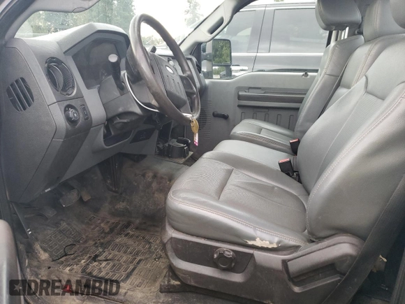 2014 Ford F-250 XL with VIN 1FTBF2A6XEEB42193, listed as a Copart auction lot 81949654 with 157,687 mi miles and Salvage title. Bid and sale history available at DreamBid. Image 7.