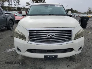 2011 Infiniti QX56 7-passenger with VIN JN8AZ2NF1B9503607, listed as a Copart auction lot 83296614 with 189,749 mi miles and Clean Title. Bid and sale history available at carsss.com. Image 5.