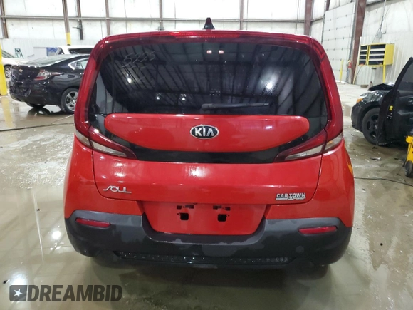 2020 Kia Soul S with VIN KNDJ23AU6L7723297, listed as a Copart auction lot 46460195 with 95,489 mi miles and Salvage Title. Bid and sale history available at DreamBid. Image 6.