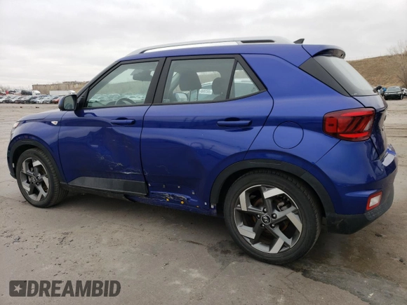 2022 Hyundai Venue Limited with VIN KMHRC8A30NU166729, listed as a Copart auction lot 47734835 with 45,714 mi miles and Salvage Title. Bid and sale history available at DreamBid. Image 2.