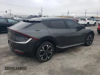 2023 Kia EV6 Wind with VIN KNDC34LA1P5105370, listed as a Copart auction lot 82355824 with 42,615 mi miles and Salvage Title. Bid and sale history available at carsss.com. Image 3.