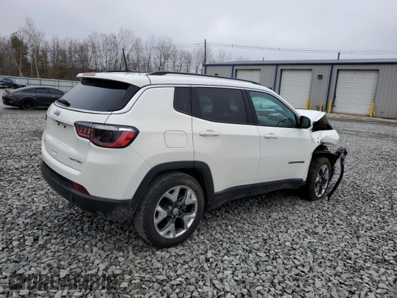 2021 Jeep Compass Limited with VIN 3C4NJDCB6MT602952, listed as a Copart auction lot 50053405 with Not Provided miles and Salvage Title. Bid and sale history available at DreamBid. Image 3.